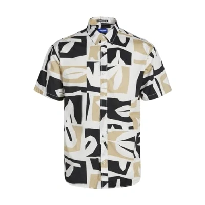 Immagine di Jack &amp; Jones Jorjoshua Aruba Shirt Camicia, Uomo, Taglia: Large, Fields of rye