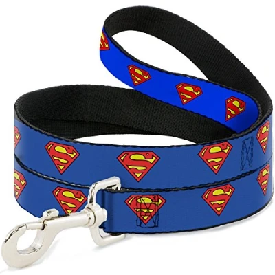 Immagine di Buckle Down dl 6ft wsm001 n Blu Superman Shield Pet leash, 6 Piedi long 1/5,1 cm di Larghezza