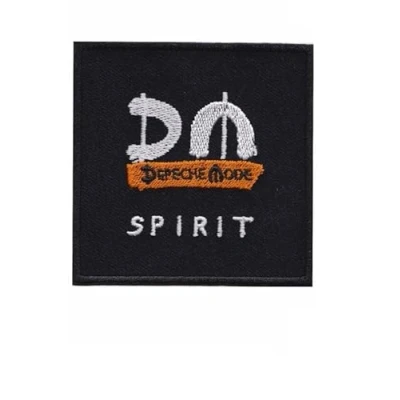 Immagine di Toppa ricamata termoadesiva con scritta &quot;Depeche Mode Spirit&quot; Synth Rock Bzw Sy
