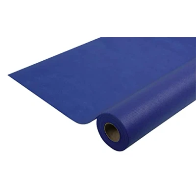 Immagine di Pro Nappe Cod. R785046I Tovaglia monouso in tessuto non Spunbond Rotolo 1,20 x 50 Mt Materiale antistrappo, idrorepellente e facile da pulire Blu navy