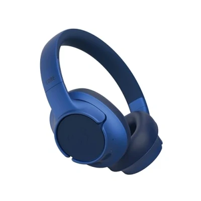 Immagine di Fresh &#039;n Rebel Clam Core Cuffie Bluetooth Over Ear con Microfono ENC (chiamate perfette), Controllo del volume e tasti play/pause, 45 ore di Riproduzione, Senza Fili (Blu)