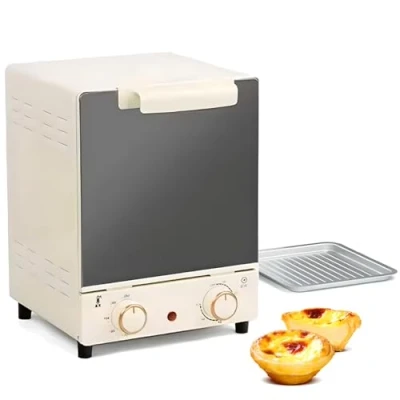 Immagine di Mini Forno Elettrico da 750 W, a Convezione Intelligente 3 Livelli con Temperatura Regolabile 70 250 ℃ e Timer 60 Minuti, Controsoffitto Verticale per Cuocere Cottura