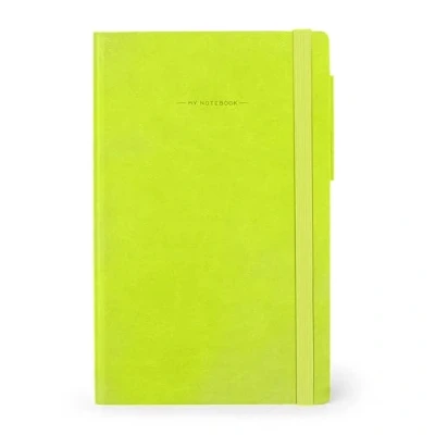 Immagine di Legami Taccuino a Righe 6 mm My Notebook, Chartreuse, Medium, in Carta FSC Certificata, 192 Pagine, Copertina morbida, Chiusura Elastico, 13 x 21 cm