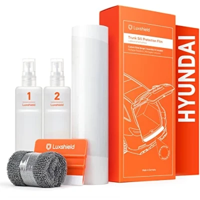Immagine di Luxshield Pellicola Protettiva per Bordo di Carico Hyundai i20 3 (III) BC3 I 2020 2024 Protezione Paraurti, antigraffio, vernice Trasparente