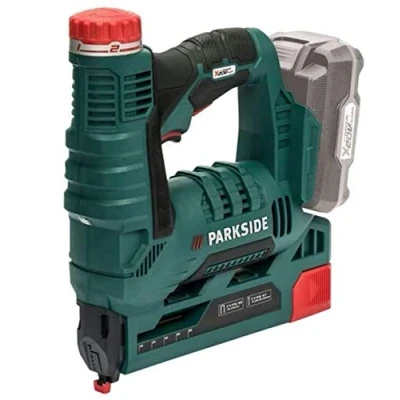 Immagine di PARKSIDE® Tacker PAT 20 Li A1, con presa morbida antiscivolo, luce LED integrata (senza batteria) X V Team Series