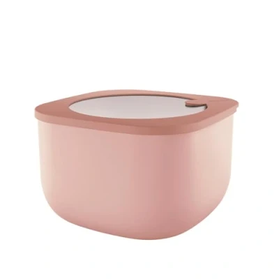 Immagine di Guzzini Kitchen Active Design, STORE&amp;MORE BIO, Contenitore Ermetico Alto per Frigo/Freezer/Microonde (L) Rosa Fiori di Pesco, 19,5 x h12,3 cm 2800 cc 170724251