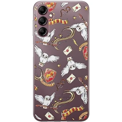 Immagine di ERT GROUP custodia per cellulare Samsung A14 4G/5G originale e con licenza ufficiale Harry Potter, modello 249 adattato in modo ottimale alla forma dello smartphone, parzialmente trasparente
