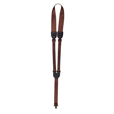Immagine di Tracolla Chitarra in nylon marrone con zappe (OGSHK BR)