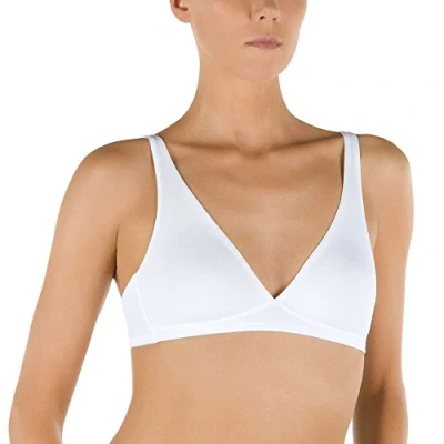 Immagine di Calida Soft BH Sensitive Reggiseno, Opaco, Bianco (Weiß (Weiss 001), Taglia Produttore: 70B Donna