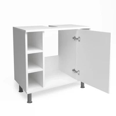 Immagine di Vicco Mobile sottolavabo per bagno Fynn, Bianco, 60 x 54 cm