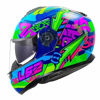 Immagine di LS2, Casco Moto Modulare STROBE II SVENT Gloss Blue Green, 3XL