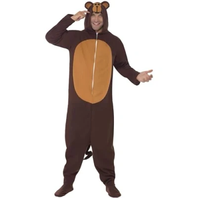 Immagine di SMIFFYS Costume da scimmia, tutto in uno con cappuccio