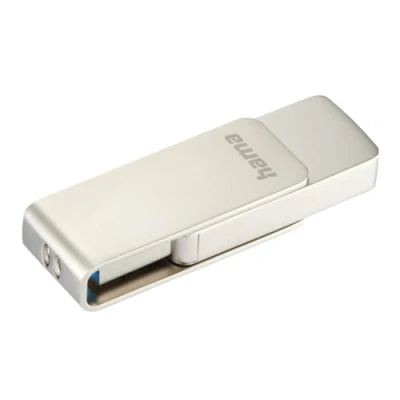 Immagine di Hama chiavetta USB, 512 GB, USB 3.0 (chiavetta di memoria, 3.0, memoria dati, A, piccola, ultra veloce, 100 MB/s, meccanismo girevole, occhiello per l&#039;utilizzo come