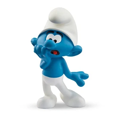 Immagine di SCHLEICH Scaredy Smurf Smurfs Puffi Uomo, Multicolore, 20840