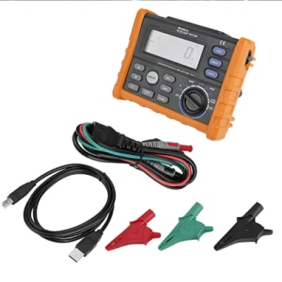 Immagine di EVTSCAN Multimetro Digitale,PEAKMETER MS5910 Misuratore di Resistenza Digitale RCD Tester ad Anello