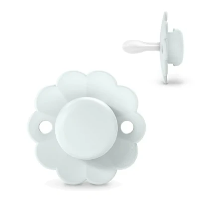 Immagine di Suavinex, Ciuccio Bimbi 0/6 Mesi, Rotondo con tettarella in Silicone SX Pro, Simmetrica, Piatta e Flessibile, Rispetta lo Sviluppo del palato, Adatto ai Neonati, Wonder, Azzurro