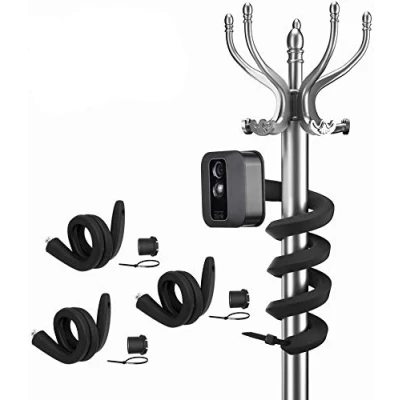 Immagine di HOLACA 【Versione aggiornata】 Supporto flessibile Twist per Blink XT2, Mini e Indoor Outdoor Camera (nero 3 confezione)