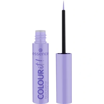 Immagine di Essence Cosmetics Colour It Eyeliner Liquido, Lunga Durata, Ultra Pigmentato, Asciugatura Rapida, Colore Intenso, Opaca, 3 ml