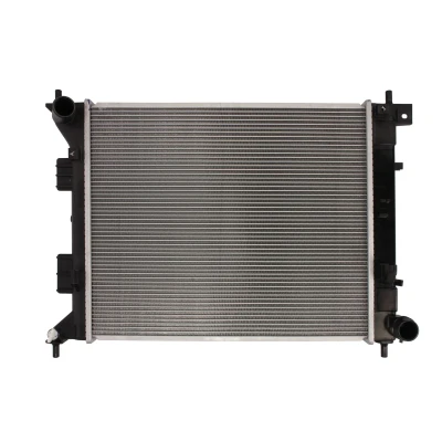 Immagine di NRF 550057 Radiatore motore Alluminio 465 397 26 Alette di raffreddamento saldate