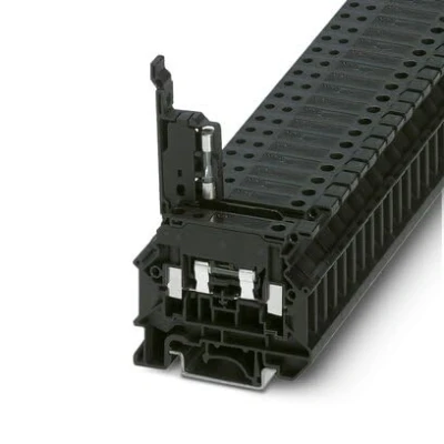 Immagine di Phoenix Contact UK 5 HESI N 3000539 Morsetto componibile portafusibili Numero Poli (num): 2 0.2 mm² 4 Nero 50 pz.
