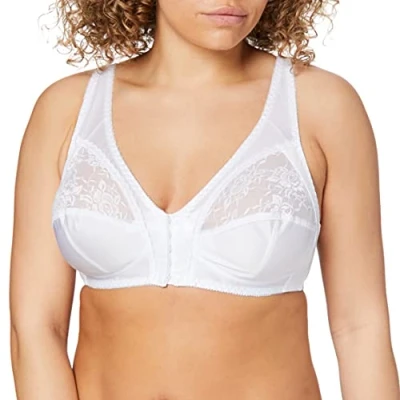 Immagine di Sassa Soft BH Vorderverschluß, Reggiseno da donna, bianco (Weiß 00100)), Taglia produttore: 5B