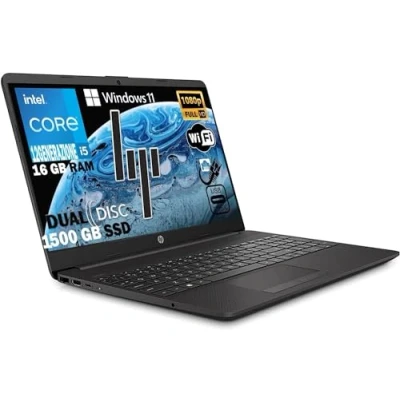 Immagine di Hp 250 G9 Notebook intel core i5 1235U 12Th fino a 4,40Ghz, Ram 16Gb Ddr4,Ssd Nvme 1500GB,Display 15.6&quot;FULL HD,Pc portatile Windows 11 Pro