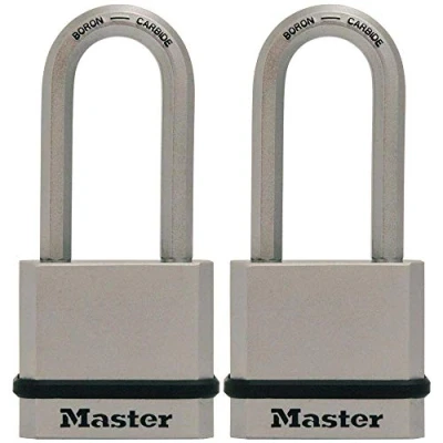 Immagine di Master Lock M530 x Kadlhccsen 1 3/10,2 cm Wide Magnum Clearance lucchetto corpo in acciaio massiccio con robusto ad arco, 5,1 cm, chiave, M530XTLHCCSEN