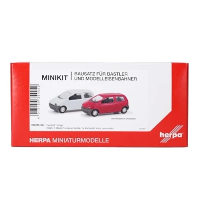 Immagine di Herpa 012218 007 H0 Auto modello Renault Twingo, Vermehlo vivo e jaune vaniglia