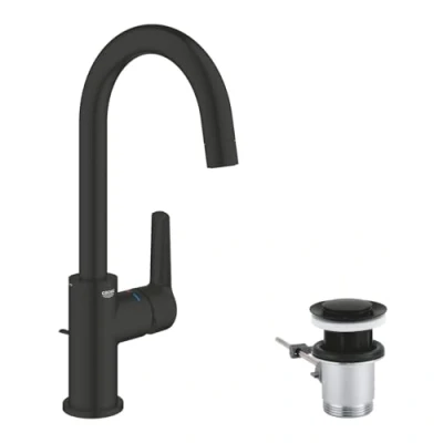 Immagine di GROHE 242032432 Miscelatore monocomando, Nero Opaco