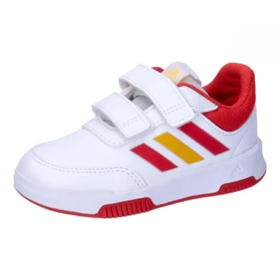 Immagine di adidas Tensaur Hook And Loop Shoes, Sneaker Unisex Bambini e Ragazzi, Footwear White/Colred/Cogold, 19 EU