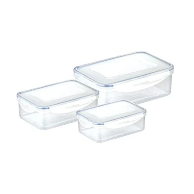 Immagine di Tescoma 892090 Freshbox Contenitori Rettangolari per Alimenti, Plastica, 0.2 l/0.5 l/1 l, 3 Pezzi