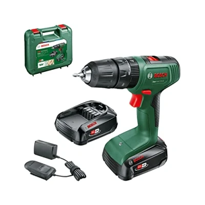 Immagine di Bosch Home and Garden EasyImpact 18V 40 06039D8108 Trapano Avvitatore a batteria, batteria 18 V 2.0 Ah Li Ion incl. seconda
