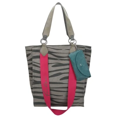 Immagine di Fritzi aus Preußen IZZY02 Canvas Shopping bag, Donna, Taglia: One Size, Zebra wild