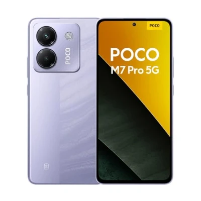 Immagine di POCO M7 Pro 5G Smartphone, 12+256GB, Viola, Fotocamera Sony da 50MP con OIS, batteria 5110mAh, ricarica turbo 45W, display AMOLED 120Hz (Adattatore di alimentazione non incluso)