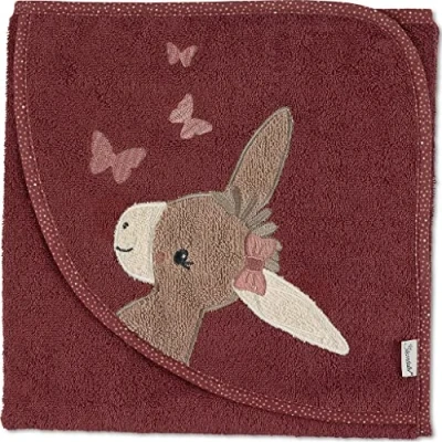 Immagine di Sterntaler Asciugamano con cappuccio, 80 x cm, Emmily, rosso