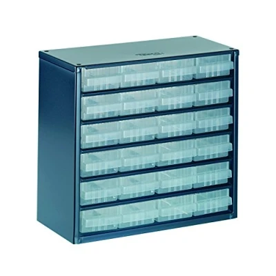 Immagine di raaco 624 01 Cassettiera porta minuteria (L x A P) 306 283 150 mm Scomparti: 24 Contenuto 1 pz.