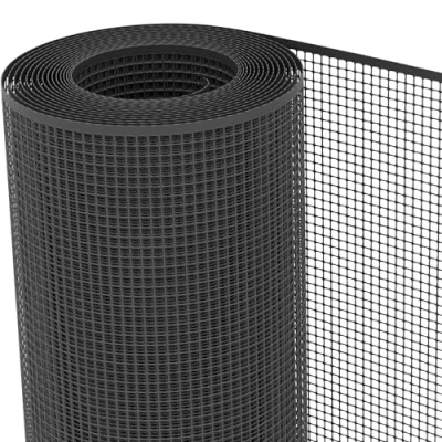 Immagine di Rete Protettiva in Plastica a Maglia Quadrata per Balconi, Cancelli e Recinzioni, Tenax Quadra 10, Grigio Antracite, 1,00 x 5 m