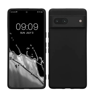 Immagine di kwmobile Custodia Compatibile con Google Pixel 7 Cover Back Case per Smartphone in Silicone TPU Protezione Gommata nero