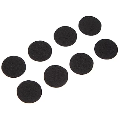 Immagine di Metafranc Cuscinetti Antiscivolo Ø 28 mm autoadesivi Nero 9 pezzi Assorbenti per mobili e oggetti/EVA Pad nel set/gommini in gomma/gommini antiscivolo/646046