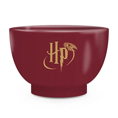Immagine di Half Moon Bay: tazzone da colazione Harry Potter Hedwig Bowl colazione, 14,6 x 8,8 cm, con scatola regalo Tazza Potter, latte grande o gadget