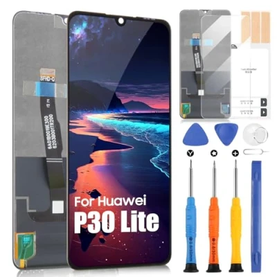 Immagine di LCD Schermo per Huawei P30 Lite/Nova 4E MAR L01A L21A LX1A Display Touch Digitizer Vetro Assemblaggio con Riparazione Kit