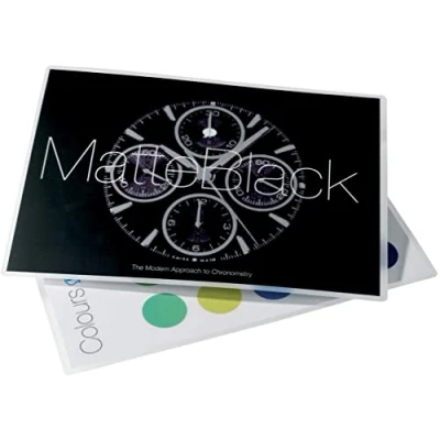 Immagine di GBC Pouch Confezione da 100 Buste per Plastificazione a Caldo, con Finitura Opaca, in Formato A3, Spessore di 2 x 75 Micron, 303 426 mm, 41660E