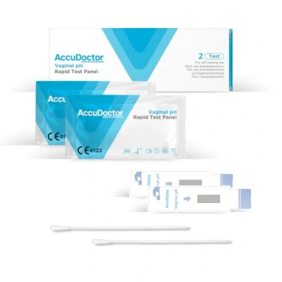 Immagine di 5 Accudoctor test ph Vaginale strisce confezionate singolarmente autotest vagininale del vaginose auto stick kit vaginosi batterica per infezioni