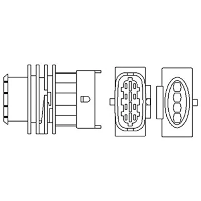 Immagine di MAGNETI MARELLI 466016355086 Sonda lambda riscaldato 4 OPEL: Corsa C Hatchback, Zafira A, Astra G Caravan