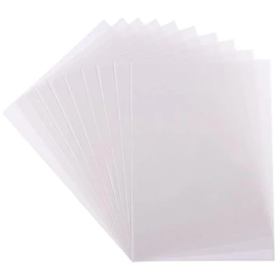 Immagine di Ideen mit Herz 10 fogli di carta trasparente Formato DIN A4 Bianco Qualità premium Grammatura stabile 170 g/m² Ideali per artigianato creazione biglietti, menu, fai da te, ecc.