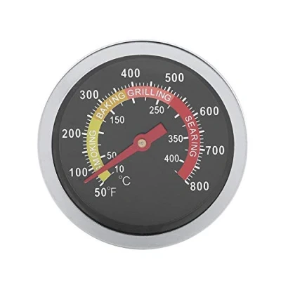Immagine di 50 800 ℉/10 C 400 Termometro per barbecue in acciaio inossidabile Indicatore di temperatura all&#039;aperto Monitor cottura