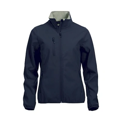 Immagine di CliQue Giacca Softshell Basic da Donna, Blu (Blu Scuro), XS