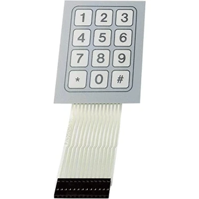 Immagine di TRU COMPONENTS SU709948 tastiera a membrana Matrice 1 x 12 pz.