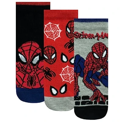 Immagine di Marvel Calzini Spiderman Pacco da 3 per Bambini in Cotone Multicolore 24 26