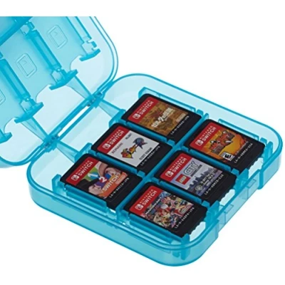 Immagine di Amazon Basics Custodia porta cartucce di gioco per Nintendo Switch Blu